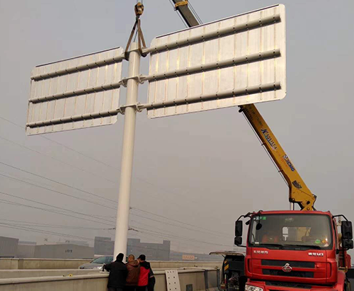 博鱼手机版登录入口-博鱼（中国）官方省郑州市南四环标志杆安装现象